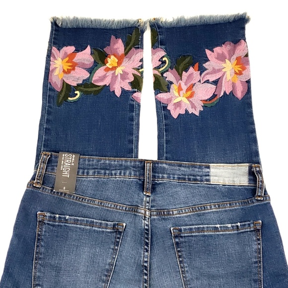 aeropostale embroidered jeans